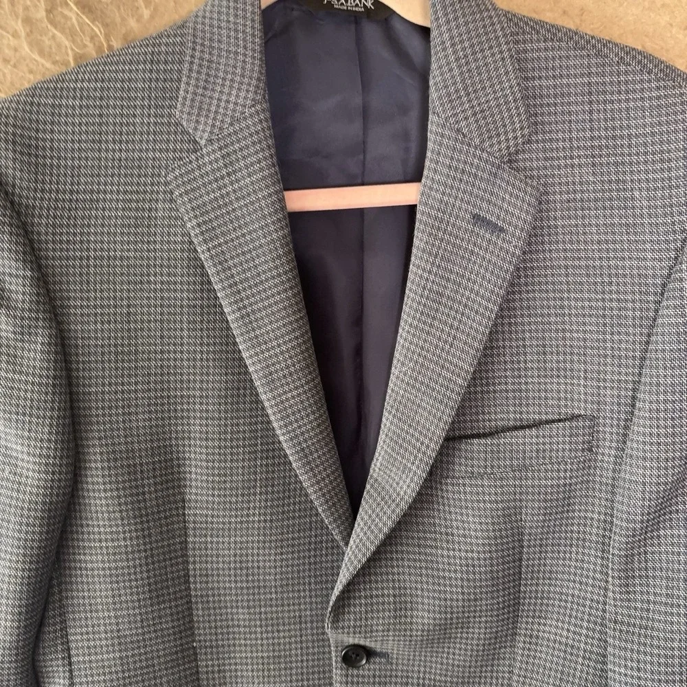 JOS A BANK Wool Sport Coat‎ Blazer Mens 40R (42
